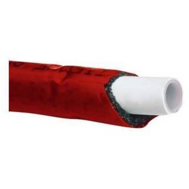 50 x tuyau multicouche isolé rouge Tiemme