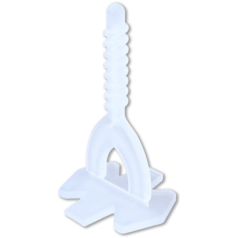 Diamwood - 250 Croisillons Autonivelants à Visser 2 mm hi-fix pour Carreaux de 2 à 20 mm - Pack de 250 pièces - Dimensions 2 mm - Épaisseur 2 mm