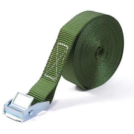 250 kg 9m Sangle à boucle à griffe 25mm Sangle de Serrage Sangles de Fixation Sangle d'arrimage Sangle Vélo