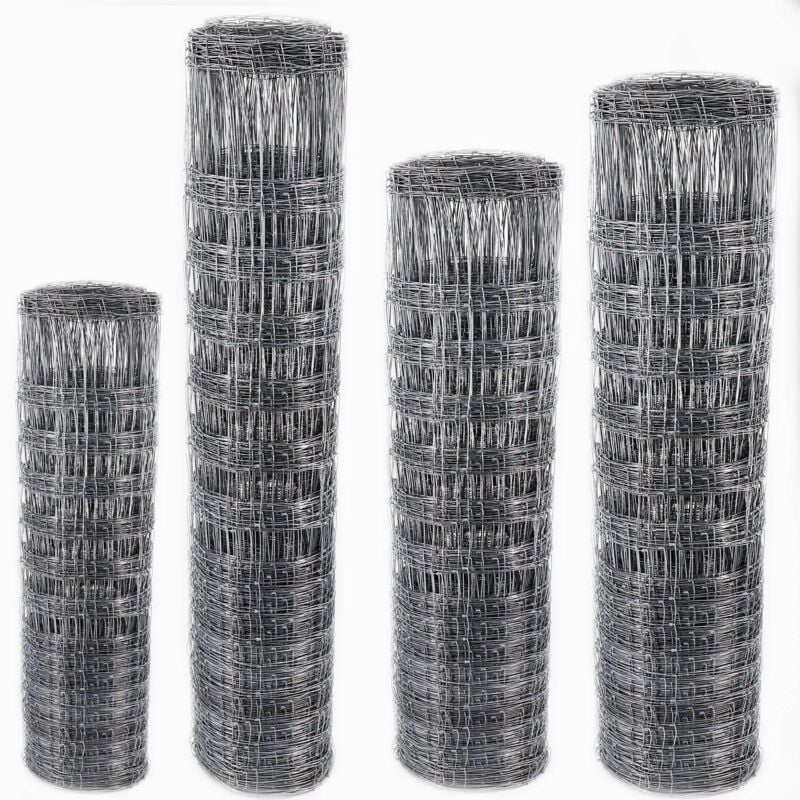 Aquagart - 250 m clôture de protection contre la faune sauvage, clôture forestière, clôture de pâturage, clôture en fil de fer, grillage noué