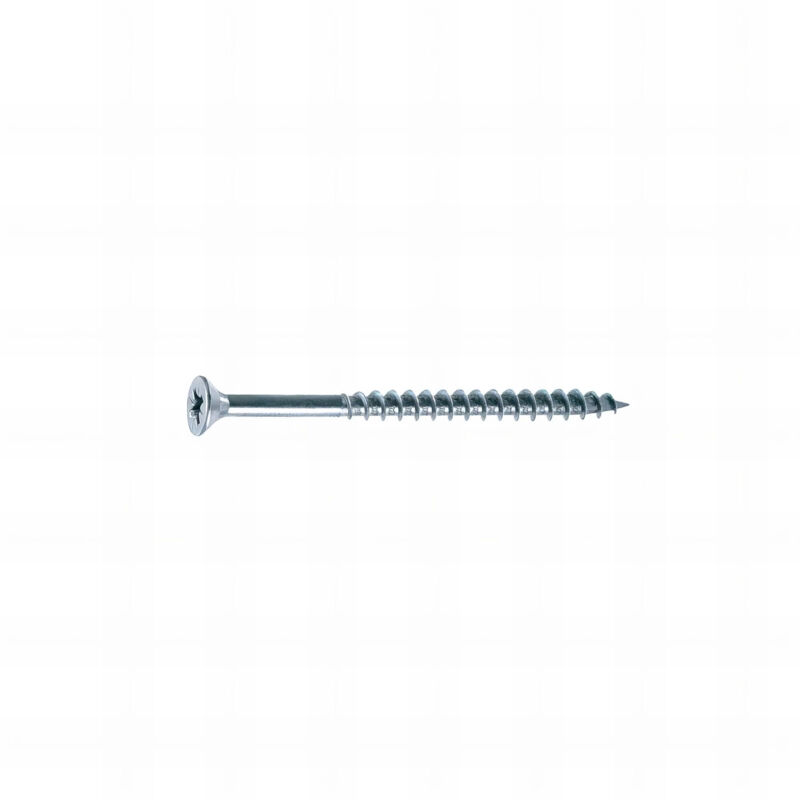 250 vis agglo tête fraisée pozidriv zingués blanc - Diamètre 4 mm - 60/36