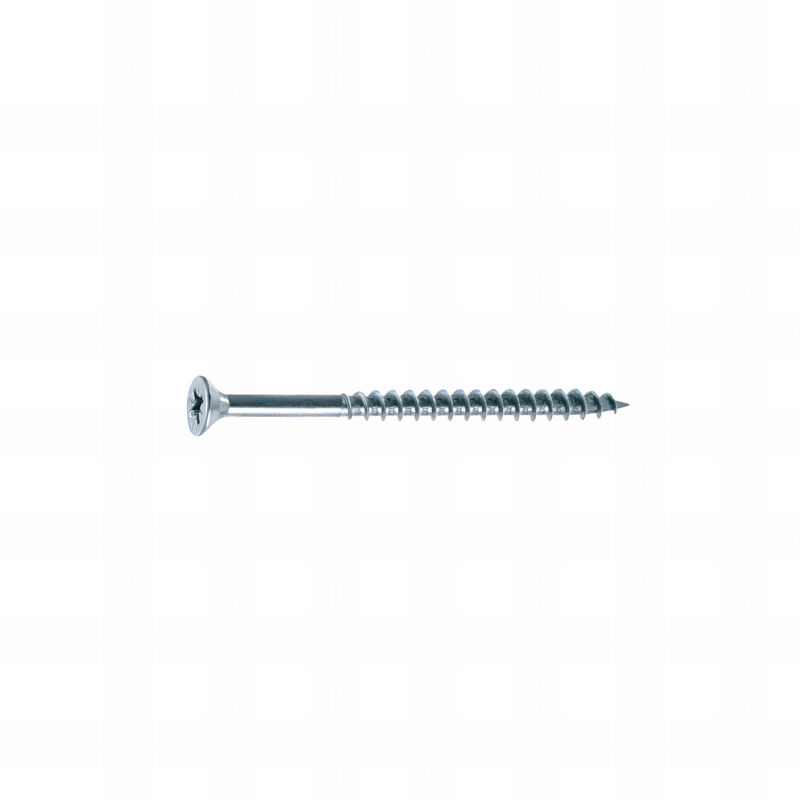 250 vis agglo tête fraisée pozidriv zingués blanc - Diamètre 4 mm - 70/42