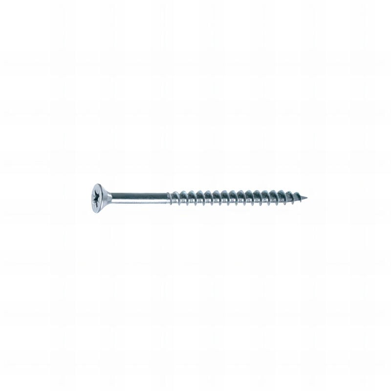 250 vis agglo tête fraisée pozidriv zingués blanc - Diamètre 5 mm - 70/42