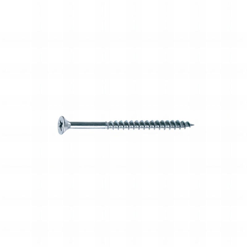 250 vis agglo tête fraisée pozidriv zingués blanc - Diamètre 5 mm - 60/36