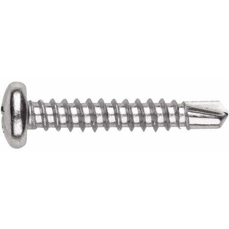250 vis autoperceuse PH tête bombée 4,2 x 25 mm Inox A2 pour tôle et PVC - ABRA24225 - Index