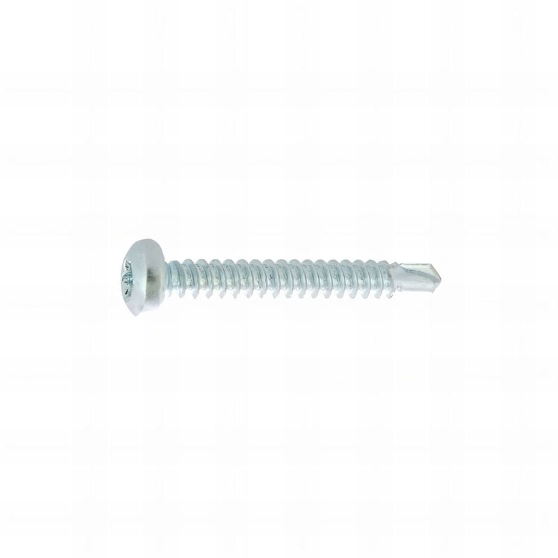 250 Vis Autoperceuses tête cylindrique Torx acier zingués blanc DIN7504M - diamètre 4,8 mm - Longueur 32 mm