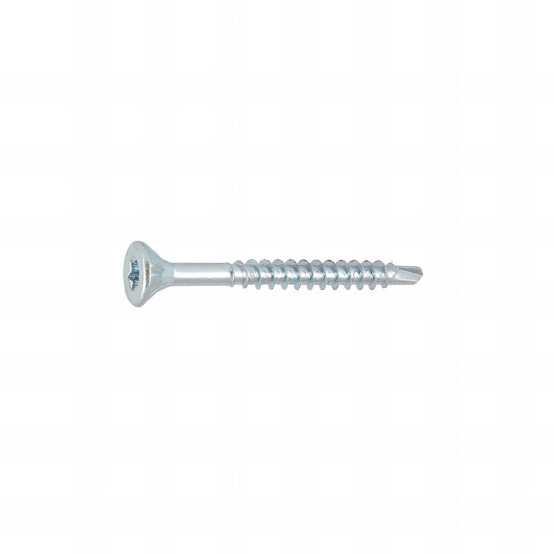 250 Vis Medium tête fraisée Torx acier zingués blanc diamètre 4,0 mm - 60/48