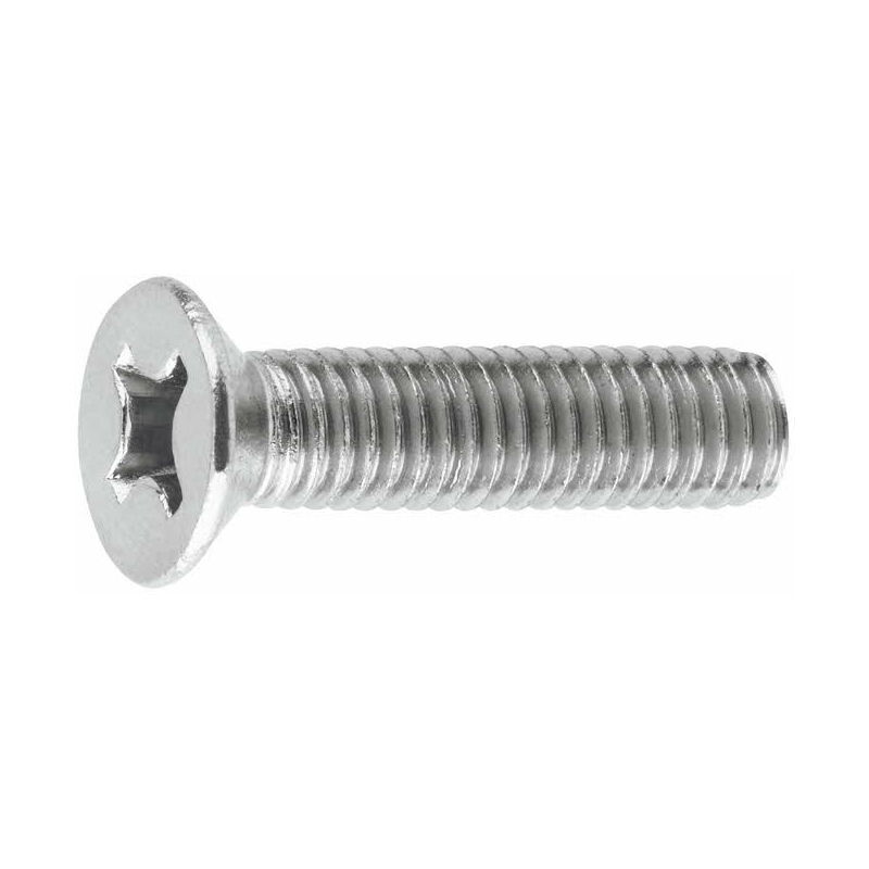Vis métrique à tête fraisée - Empreinte ph - Zinguée M5 x 40 - Boite de 250
