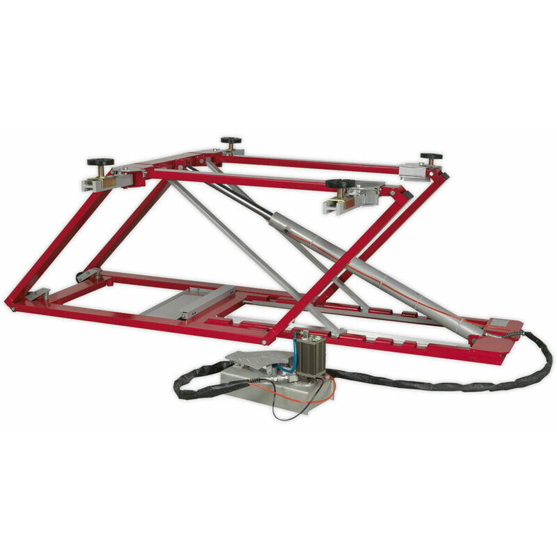 Loops - 2500kg Air Hydraulic Vehicle Lift - Low Profile - 1060mm Max Height - Car Jack