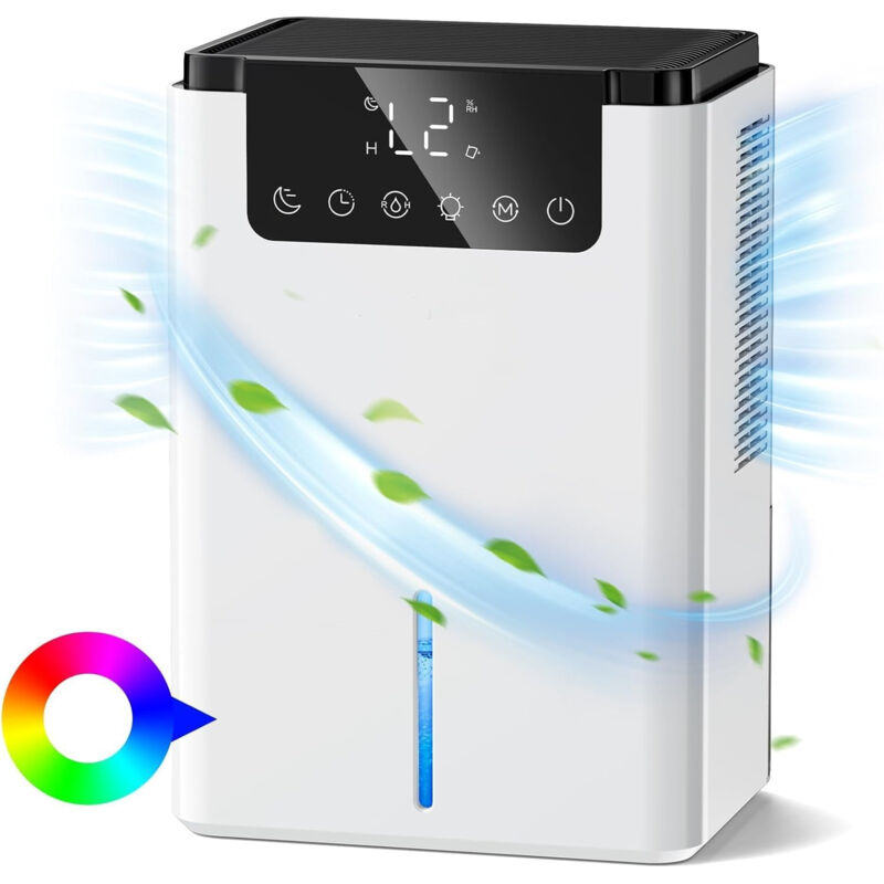 Image of 2500ML Air Dehumidifier, Anti-Mildew Dehumidifier Portable&hellip;