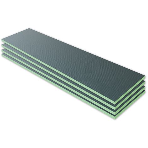 2500mm x 600mm x 40mm 4er-Pack XPS Platten Perimeterdämmung Sockeldämmung Hartschaumplatten Bauplatte Fliesenplatte