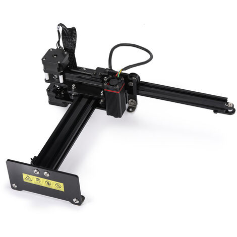 2500mW 450nm Machine de gravure laser Graveur laser Imprimante Portable Carver DIY Zone de travail laser 170x170mm Compatible avec le logiciel GRBL, Noir-EU 2500mW 450nm ( NEJE00484 )