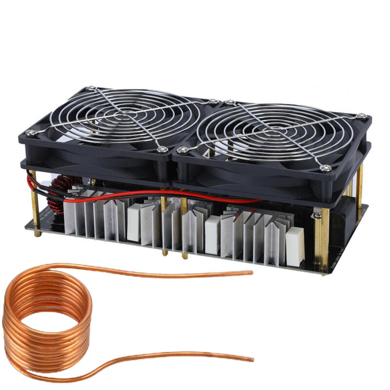 Panneau de chauffage par induction 2500 W 50 A DC 12-48 V Module d'alimentation ZVS Pilote Flyback basse tension haute fréquence Bobine Tesla de