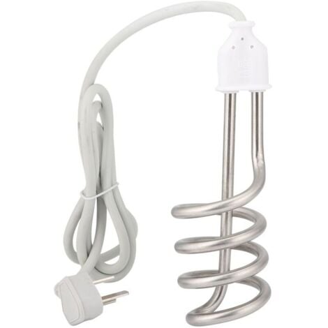 ZVD 2500W Edelstahl Haushalt Tauchsieder High Power Wasser Heizstab AU Stecker 220V