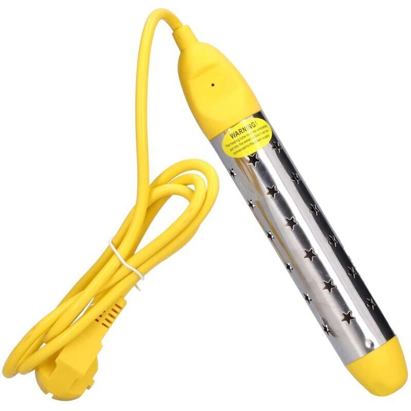 2500W Immersion Heater (3.7 x 25cm), Portable Travel Mini Heater Boiler Set, Multifunctional Heating Component Ideal for Heating Drinking Water and