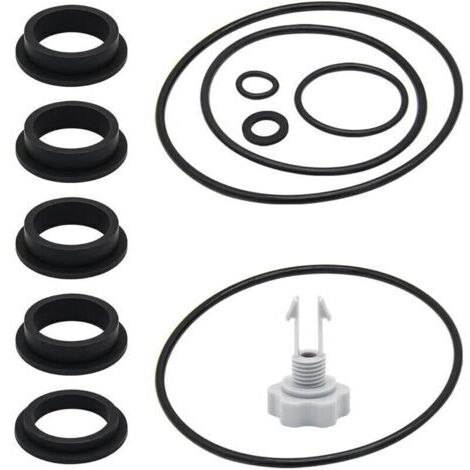 25013 Kit de joints toriques avec valve de libération d'air Pièce de rechange pour pompe à filtre à sable pour Intex