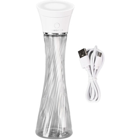 250ml Mini Humidifier Wireless Portable USB Charging Humidifier with Colorful LED Light