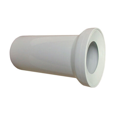 250mm Blanc salle de bains wc eau de toilette raccord tuyau de sortie droite