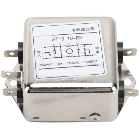 250V 10A EMI-Störungsunterdrückungsfilter für elektromagnetische Abschirmung