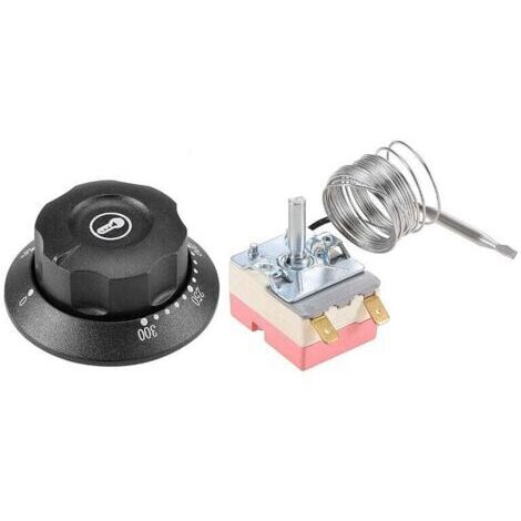 250V 16A 50-300C Contrôle Température Interrupteur Thermostat Capillaire pour Four Réfrigérateur Chauffage 2m