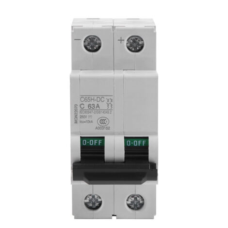 250V DC 2P Low Voltage Air Miniature Circuit Breaker Solar Energy Switch 16A/63A(63A)