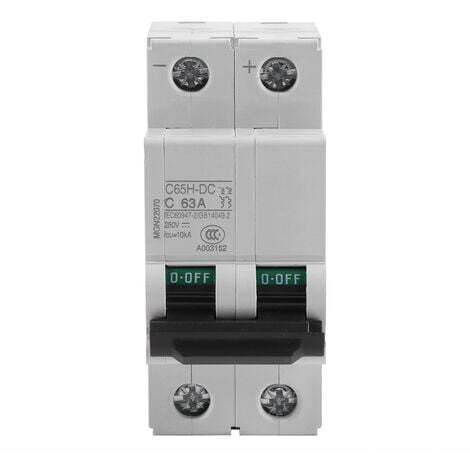 250V DC 2P Miniature Low Voltage Circuit Breaker Solar Powered 16A/63A (63A)