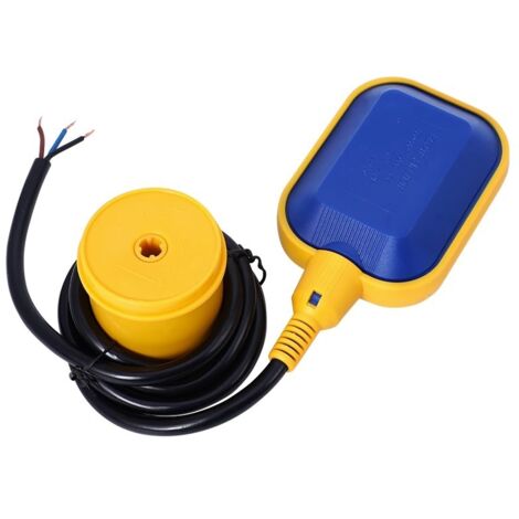250V Float Switch for Water Level Control, Liquid Fluid Contactor Sensor with IP68 Protection for Tank Pump, 2m
