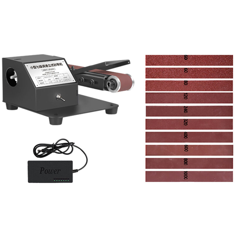 Lifcausal - Ponceuse à bande mini verticale et horizontale 250 w Ponceuse électrique de ponçage, de polissage, de meulage, ponceuse, petite machine à