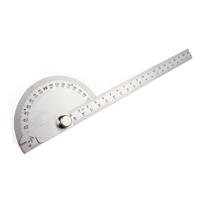 Csparkv - 250x14mm - Protractor - Simple stainless steel protractor