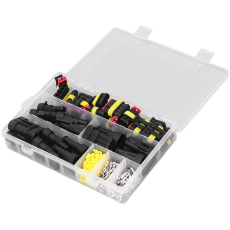 254 Kit de connecteurs automobiles étanches avec bornes,