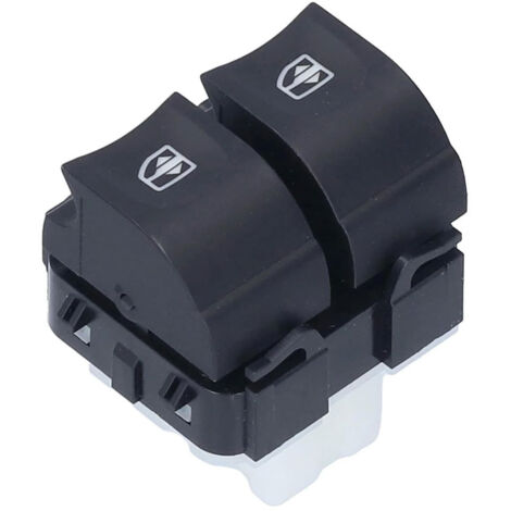 254118722R Interrupteur à bouton-poussoir de régulateur de vitre électrique automobile, adapté à Renault MK1 2012, commande la montée et la descente de la vitre électrique.