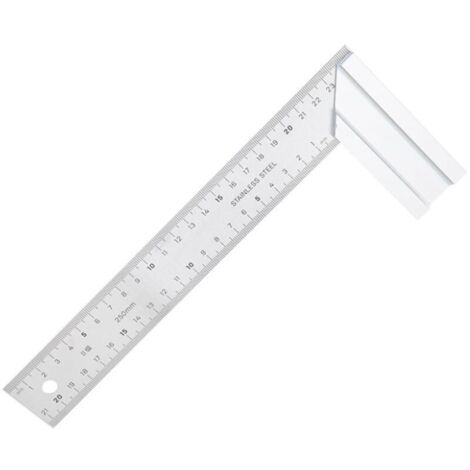 255 mm – Edelstahl – Zimmermannswinkel – Doppelseitige Skala