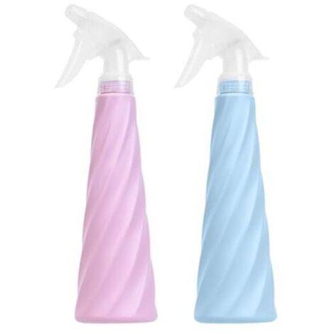 25,5 x 6 cm, 2 pezzi 350 ml bottiglie spray vuote, bottiglie spray per acqua, bottiglie spray di plastica riutilizzabili, B