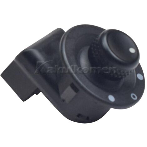 255704649R 8200214919 Bouton d'interrupteur de rétroviseur latéral électrique pour Renault Ka-ngoo Clio M-aster Modus Duster 2009-2016 7700429992 (Noir)