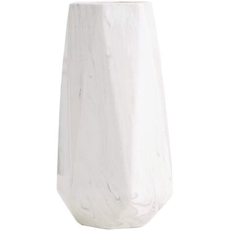25.5cm vase blanc marbre céramique décoratif vase Design top pour la maison, partie, Centre de mariage