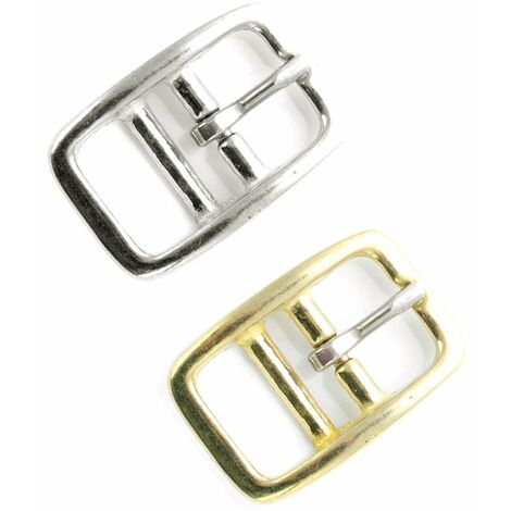 2,5cm, Argent: Boucle à double verrouillage