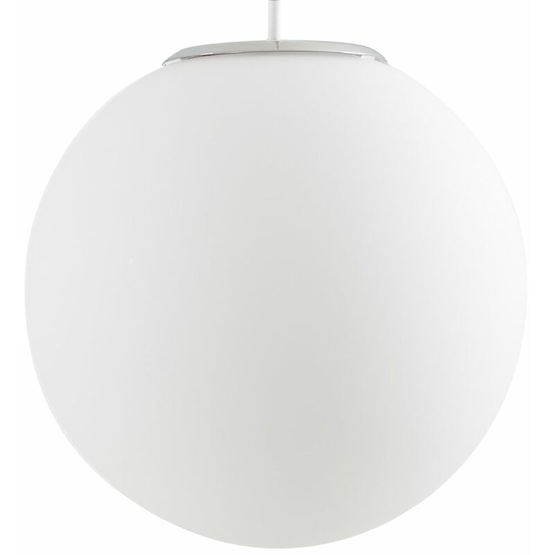 LED Ceiling Pendant Shade Frosted Glass Globe - B22 LED Bulb