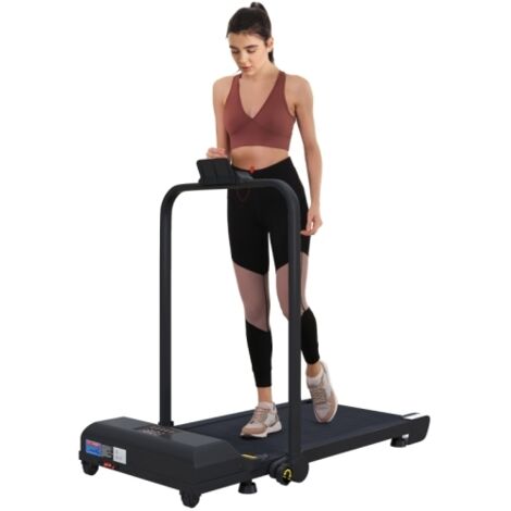 2.5HP Walking Pad Treadmill, Folding Under Desk Treadmill, Walking Machine, 1-10km/h, with Remote Control