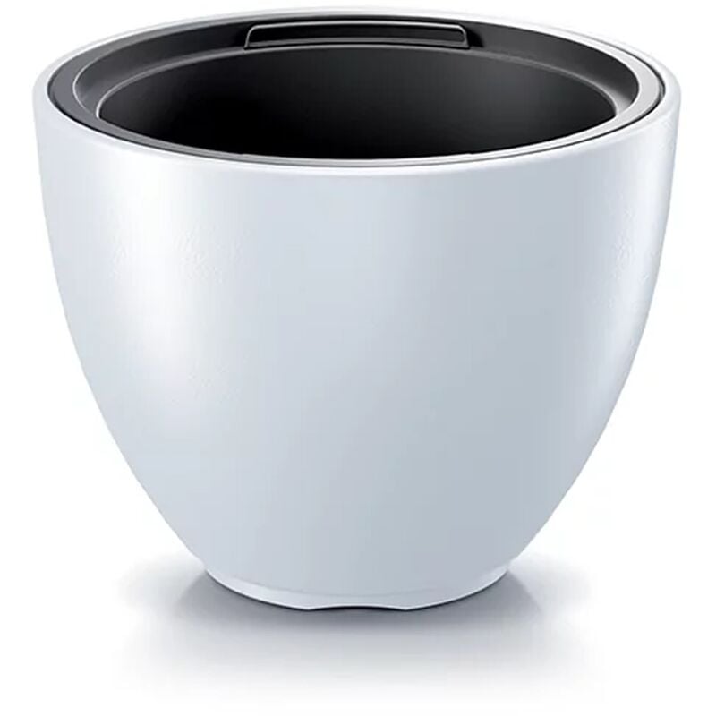 Prosperplast - Pot Heos 25L., Avec réservoir, dimensions (mm) 395x395x302, couleur blanche