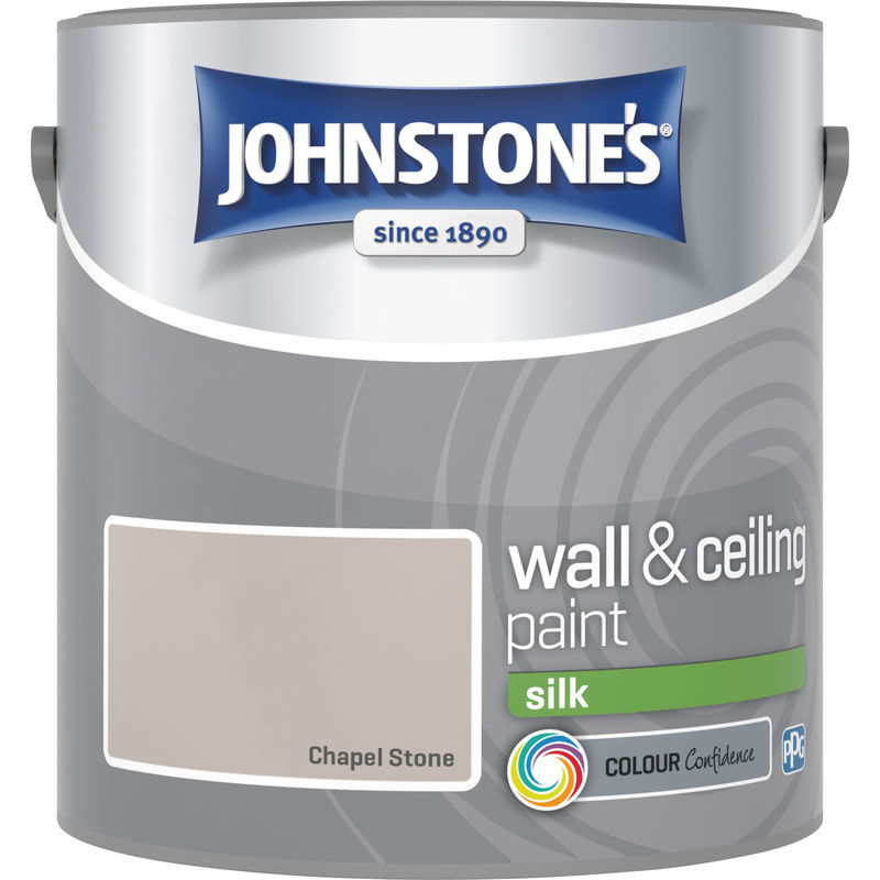 307072 2.5 Litre Silk Emulsion Paint - Chapel Stone - Johnstone's