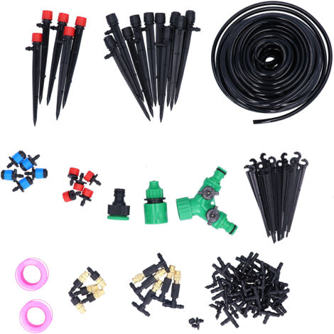 25M Garden Irrigation System Micro Drip Irrigation Equipment Kit Plant Watering Kit