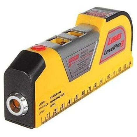 2.5m Laser Level, Horizontal Vertical Alignment/Tape Meter, Inclinometer, Measuring Alignment, Multipurpose Vertical Ruler