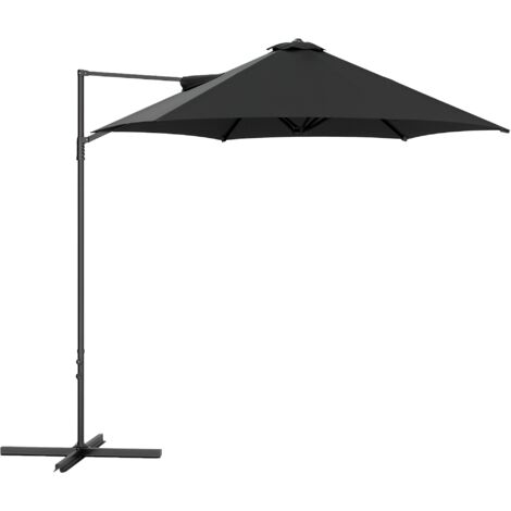 2.5m Rotating Cantilever Parasol - Black