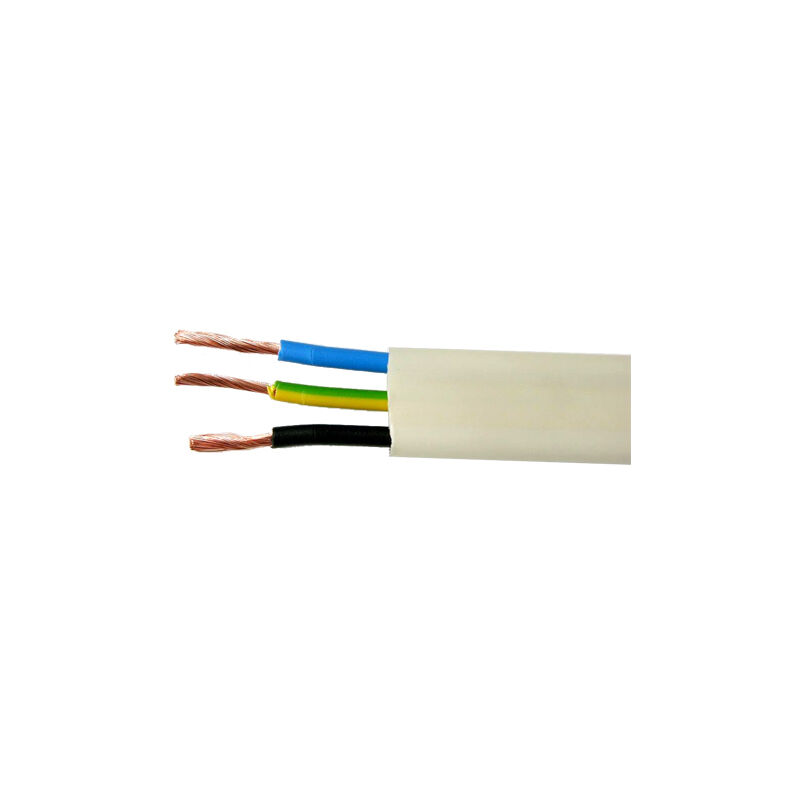 Eurobric - 25m tubo extraplano precableado 3 unipolares unipolar H07V-K 2,5