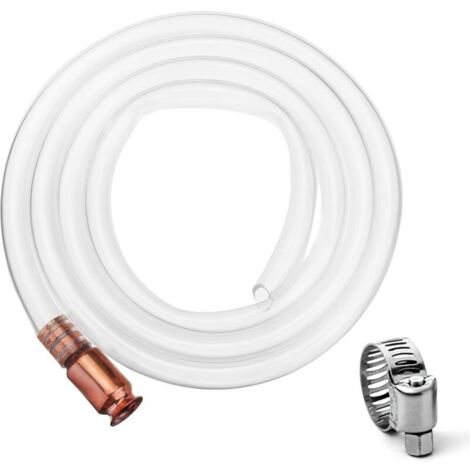 2.5M Tuyau Pompe Auto-amorçante Siphon Pompe Transfert Liquide l'eau Essence Universelle Gaz