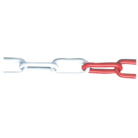 25ML CATENA ACCIAIO BIANCO/ROSSO MM.5,0