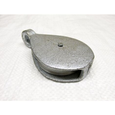 25MM Awning Pulley Single Cast Sheave Fixed Round Eye - Rope Pulling Washing Line