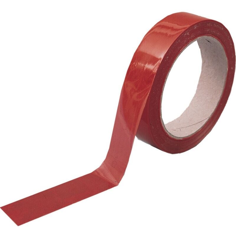 Kennedy - Red Vinyl Low Tack Tape - 25mm x 66m