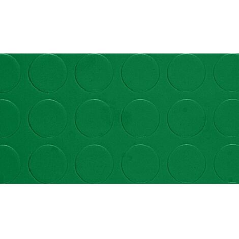 25MQ COPRIPAVIMENTO IN PVC BOLLATO VERDE Rt. Mtl 25x mt.1 h spess. mm.1,3 MQ 25