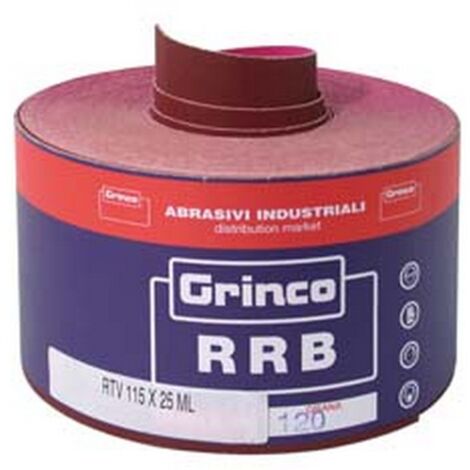 25MT CARTA RESINATA AL CORINDONE RRB CON VELCRO - grana 100